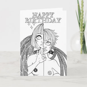 Carte Couleur Moi Dans Gemini Angel Demon Annime Anniver