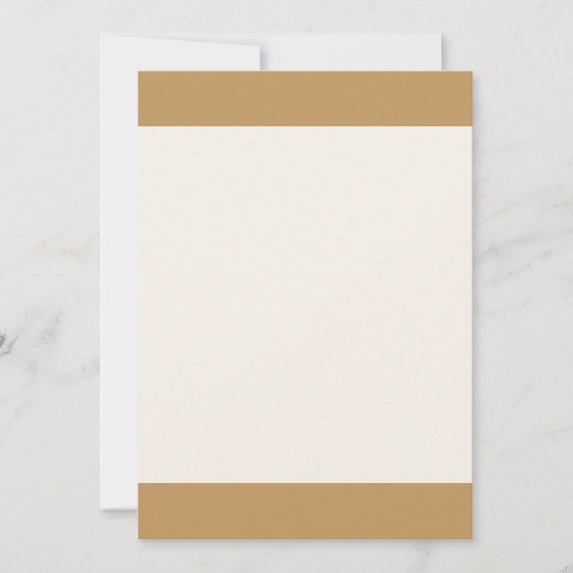 Carte Couleur or aztèque solide (Devant)