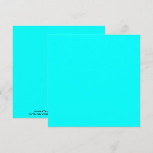 Carte Couleur uni bleu bleu cyan vert turquoise