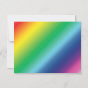 Carte Couleurs arc-en-ciel modernes ombre dégradé motif 