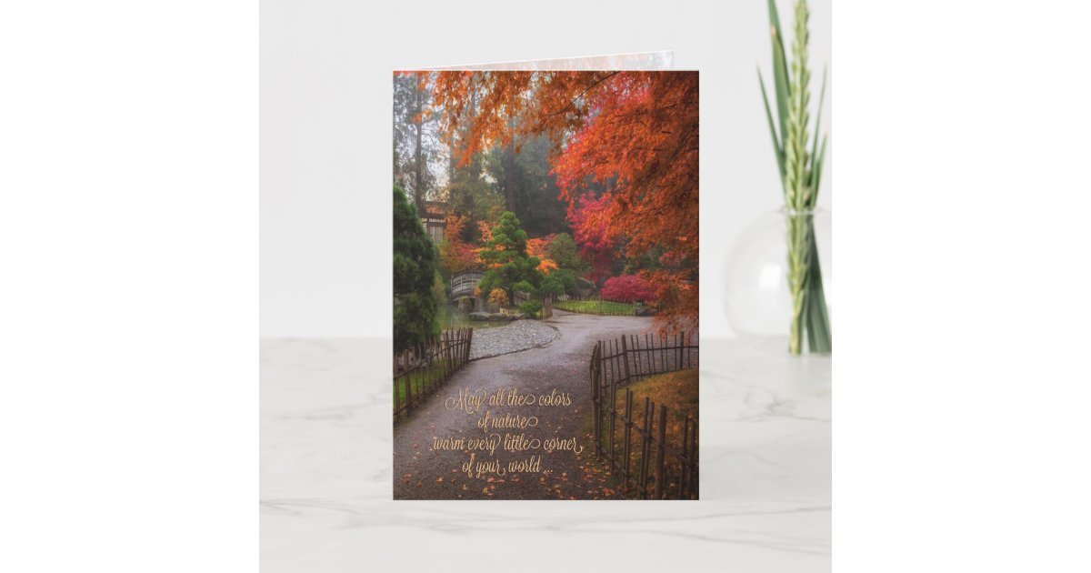 Carte Couleurs De Joyeux Anniversaire D Automne Zazzle Ca