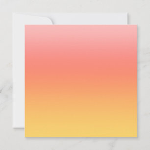 Carte Couleurs simples - Jaune à Misty Pink ombre