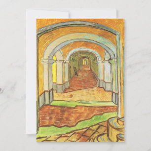 Carte Couloir de l'asile Saint-Paul par Vincent van Gogh