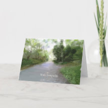 Carte Country Road Sympathy Card