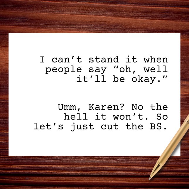 Carte Coupez le BS, Karen Sympathy (Créateur téléchargé)