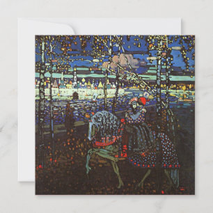 Carte Couple à cheval par Wassily Kandinsky 1907