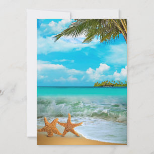 Carte Couple d'étoiles de mer - À customiser soi-même