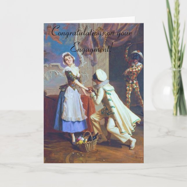 Carte Couple Fiançailles (Devant)