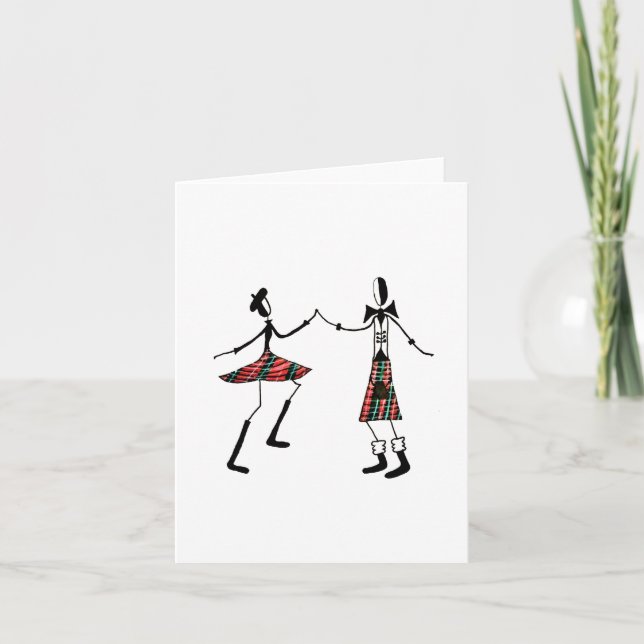 Carte Couple qui danse (Devant)