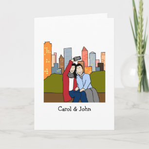 Carte Couple selfie