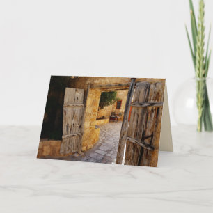 Carte Cour Rustique, Toutes les occasions Salutation vie