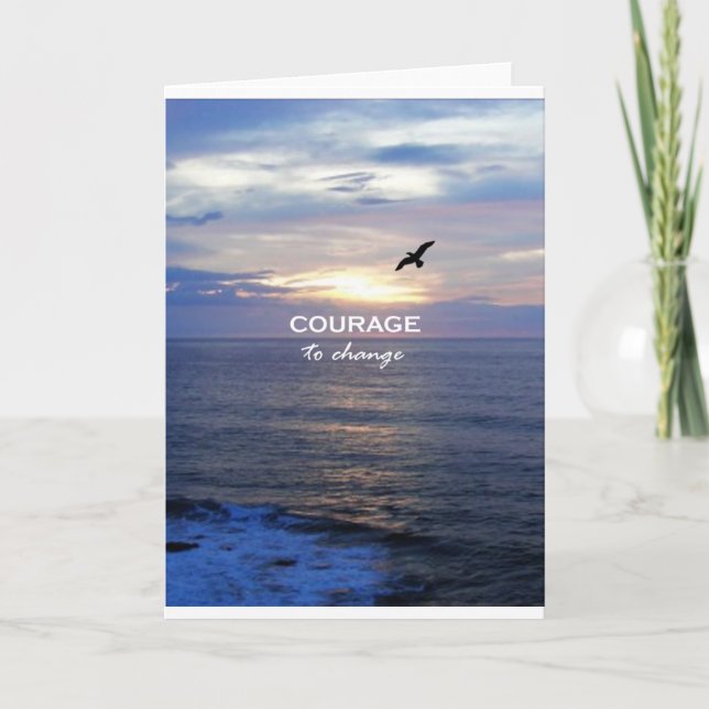 Carte Courage à modifier (Devant)