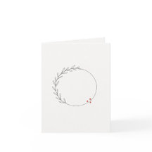 Couronne de Noël minimaliste