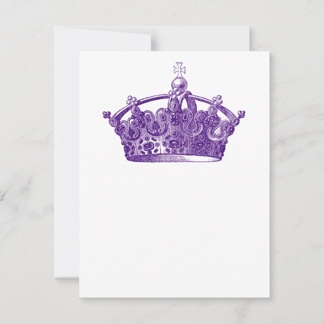 Carte Couronne royale pourpre (Devant)