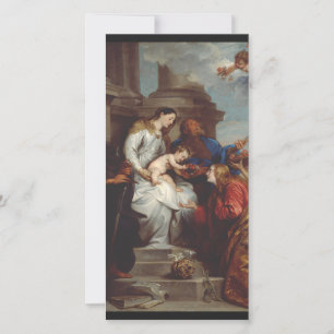 Carte Couronnement de sainte Rosalie par Anthony van Dyc