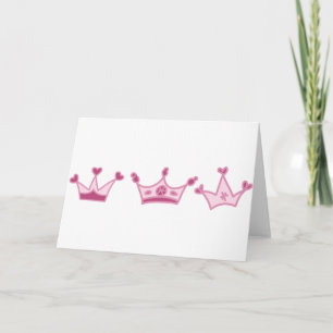 Carte Couronnes roses