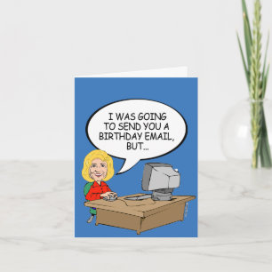 Carte Courriels d'anniversaire Hillary - Bernie Sanders 