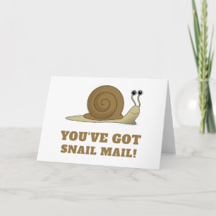 Carte Courrier Mignon Drôle Rétro