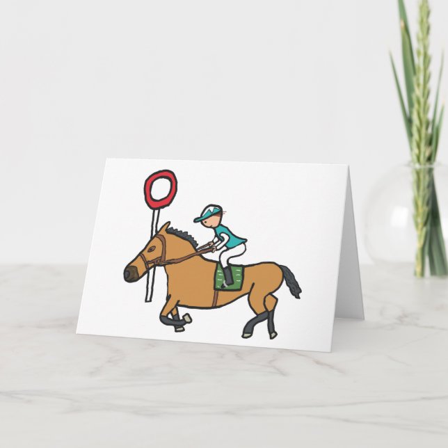 Carte Course à cheval (Devant)