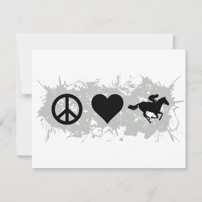 Carte Course à cheval (Devant)