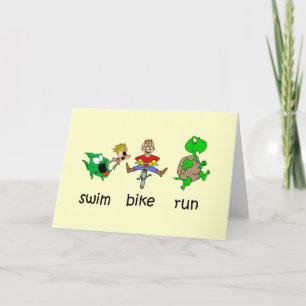 Carte Course de vélo de bain