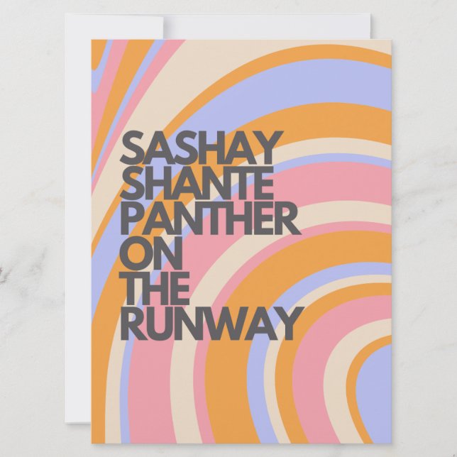 Carte Course Sashay Shante Drag (Devant)