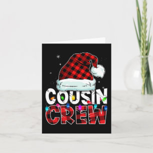 Carte Cousin du Christ Crew Buffalo Red Plaid Pajamas Fa