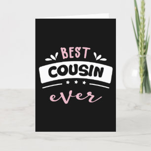 CARTE *COUSINS* FAITES LES "MEILLEURS AMIS"