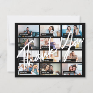 Carte Coutume d'anniversaire virtuel 12 photo élégant me