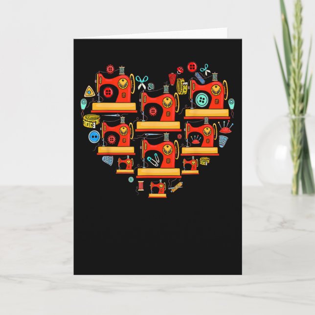 Carte Couture de patchwork de la Saint-Valentin Tenues p (Devant)