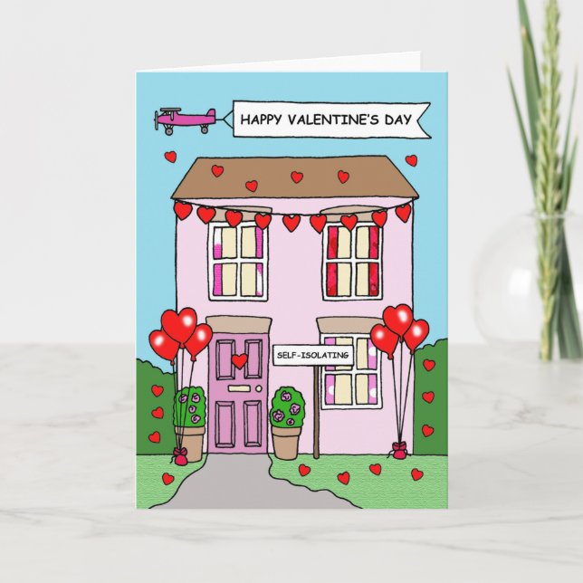 Carte Couverture 19 Saint Valentin Caricature auto-isola (Devant)