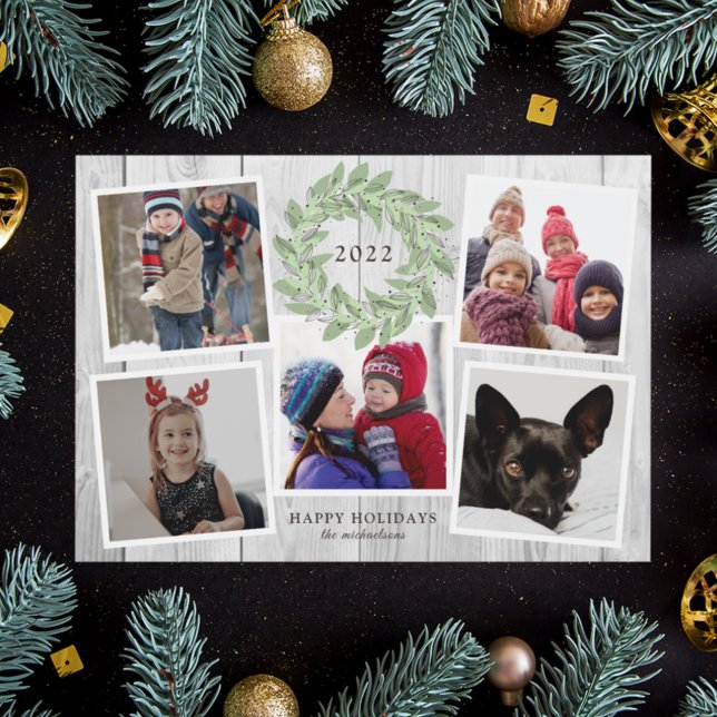 CARTE COUVERTURE DE NOËL RUSTIQUE (Créateur téléchargé)