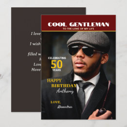 Carte Couverture photo Anniversaire Magazine Personnalis