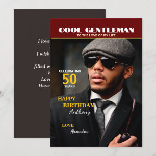 Carte Couverture photo Anniversaire Magazine Personnalis