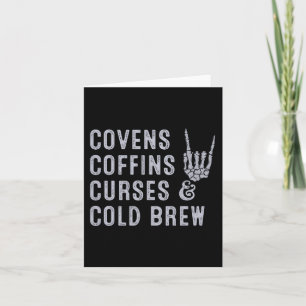 Carte Covens Coffins Curies Cold Brew Fall Halloween Spo