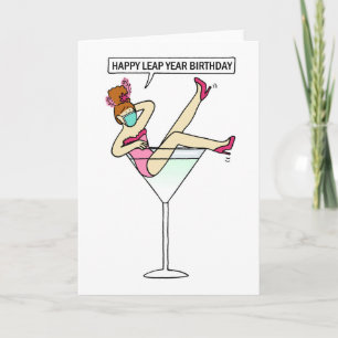 Carte Covid 19 Leap Année Anniversaire