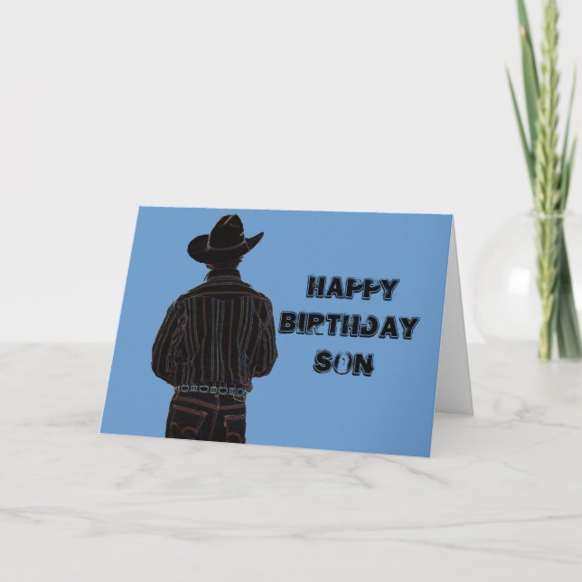 Carte cowboy (Devant)