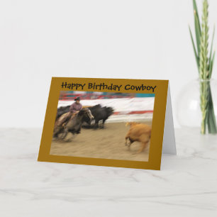 Carte cowboy et horse