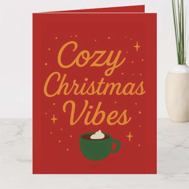 Carte Cozy Christmas Vibes (Devant)