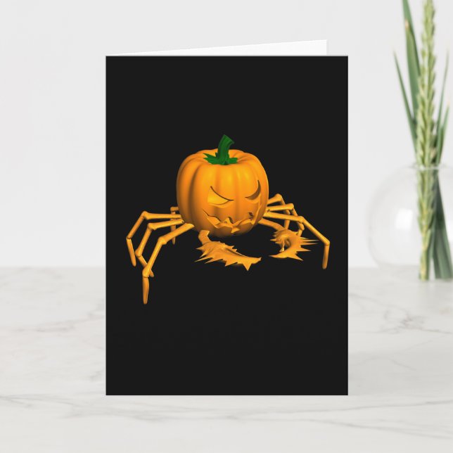 Carte Crabe d'Halloween (Devant)