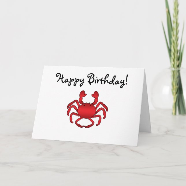 Carte Crabe rouge (Devant)