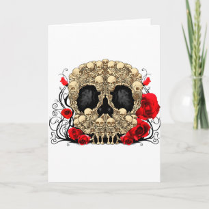Carte Crâne à sucre - Design de tatouage