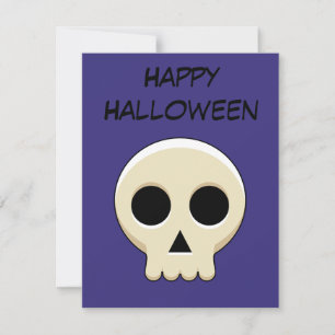 Carte Crâne déplaisant Cute Kawaii Goth Ajouter votre