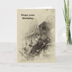 Carte Crash ferroviaire d'antan