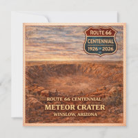 Cratère météoritique de Winslow Route 66