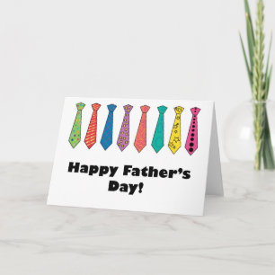 Carte Cravate fête des pères