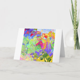 Carte Crayons Melted