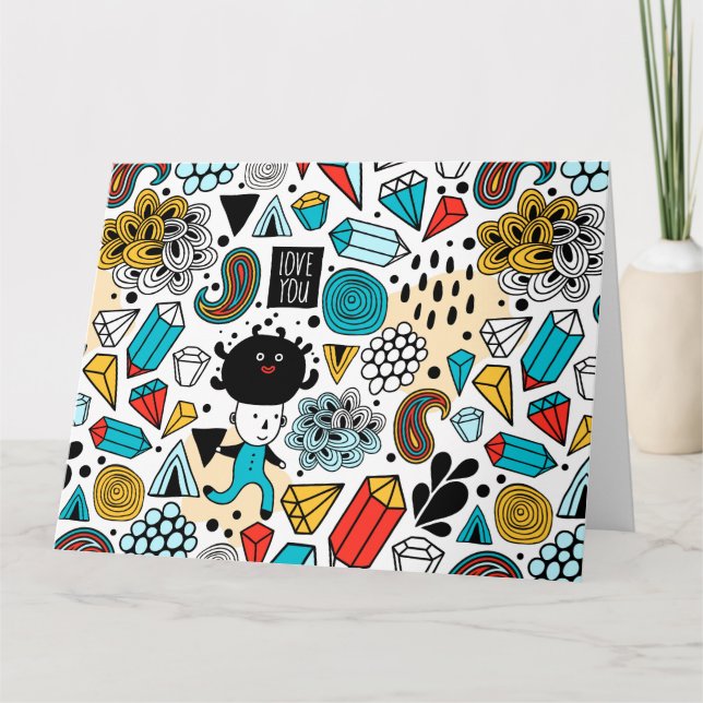 Carte Crazy head (Devant)