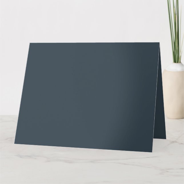 Carte Create Your Own dark gray Folded Greeting Card (Devant)