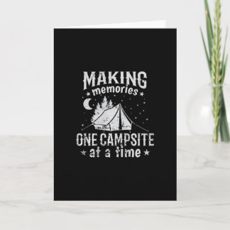 Carte Créer des souvenirs un camping à la fois Tri Premi